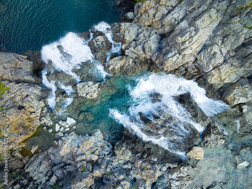 Fossfjörður waterfall in th...