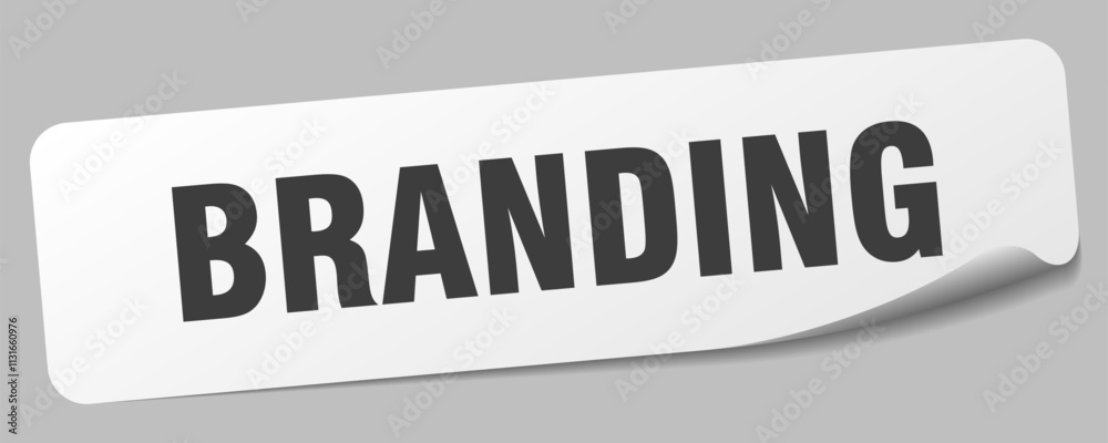 Fototapeta premium BRANDING STICKER