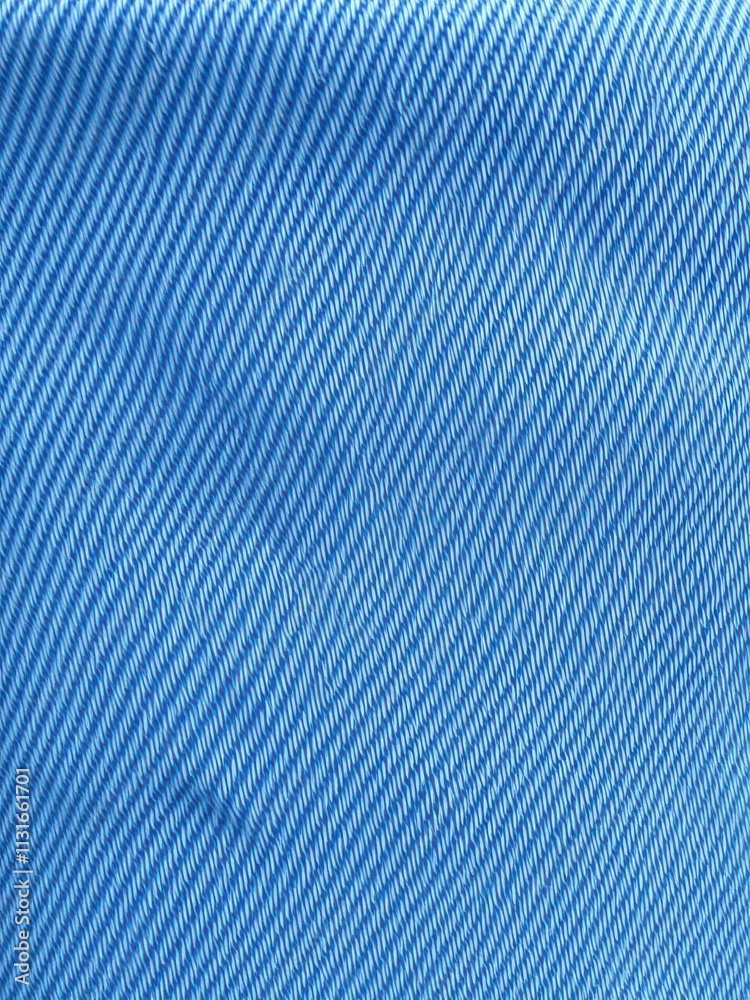 Obraz premium Close-up of a natural denim blue jeans texture background, textile, fashion