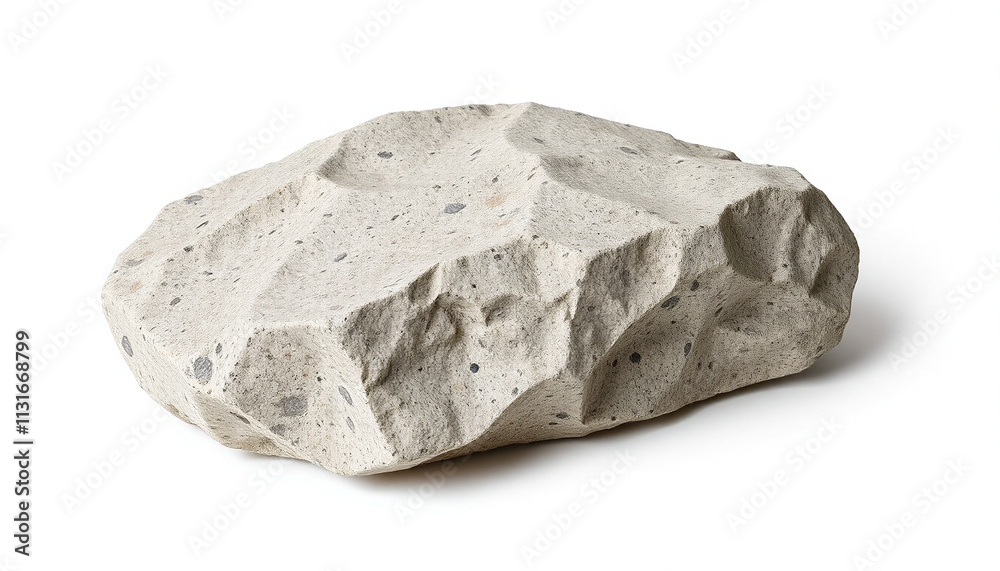 Obraz premium PNG ULTRA HD 8K Pumice Rock – Lightweight Volcanic Stone with Porous Texture and Light Color, Isolated on Neutral Background, Ideal for Geology, Design, or Education