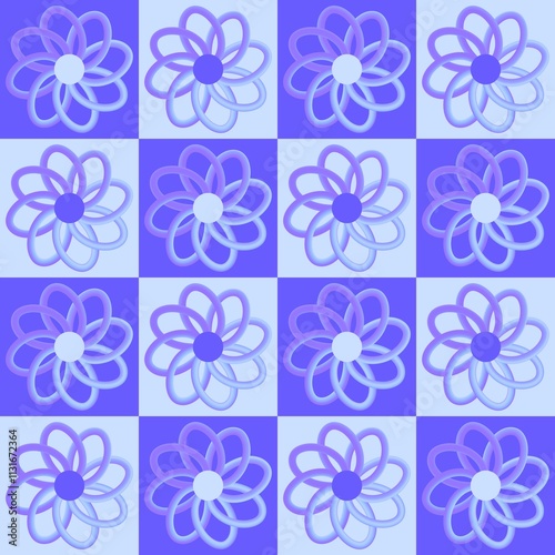 Abstract floral seamless flowers pattern for wrapping paper and fabrics and kids