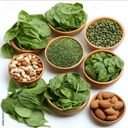 Magnesium is widely distributed in plant and animal foods and in beverages Green leafy vegetables such as spinach legumes nuts seeds and whole grains