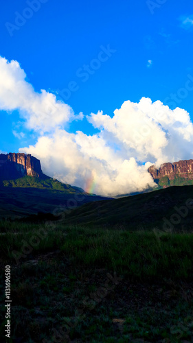 panorama of the mountains