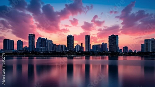 Wallpaper Mural beautiful view of the city in the afternoon footage Torontodigital.ca