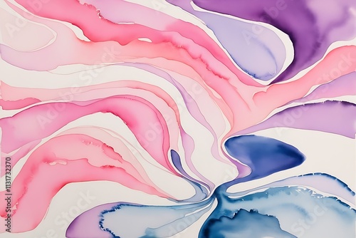 Colorful bright abstract background wallpaper, waves of random seamless pattern