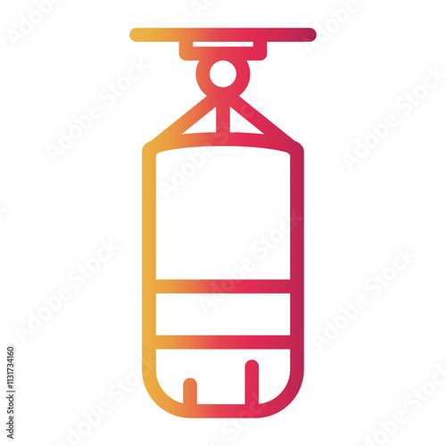 athlete Line Gradient Icon