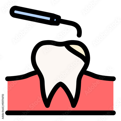 tooth scaling icon