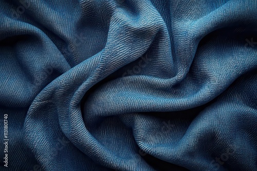 textured blue denim fabric showcasing the intricate weave and soft feel of light jeans evoking a casual and timeless style perfect for fashionfocused designs photo