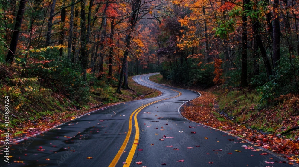 Fototapeta premium Autumn Road