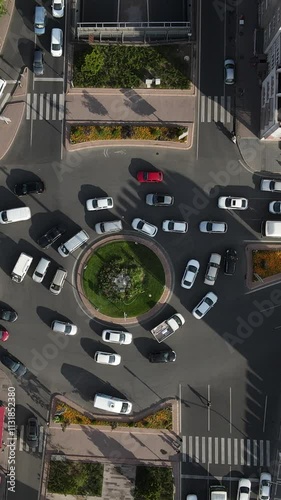 Intersection City Center Aerial View