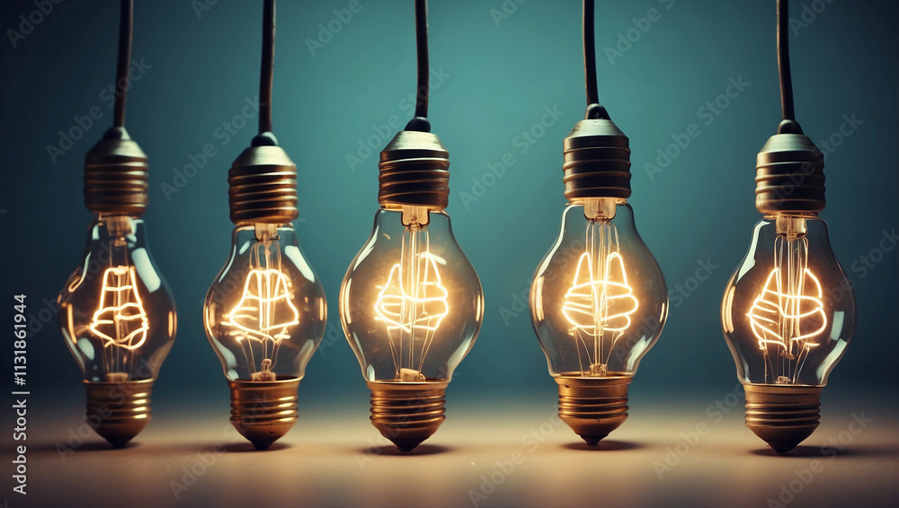 Obraz premium Light Bulb Concept for Bright Ideas