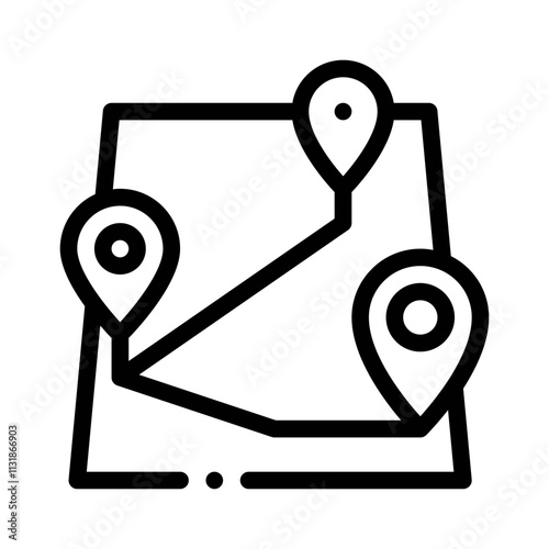 route line icon