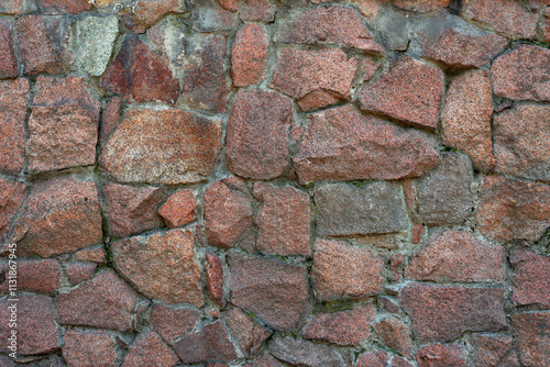 Granite Stone Wall Surface for Wallpaper Background.
