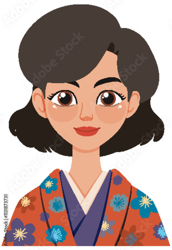 Traditional Japanese Woman Avatar