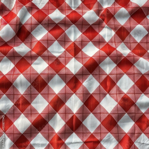 Red Table Cloth Surface Textile