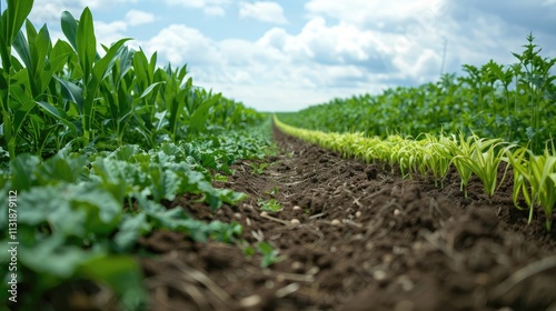 Intercropping practices with vegetables and legumes improving nutrient cycling in soil