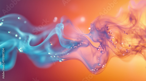 abstract background with smoke photo