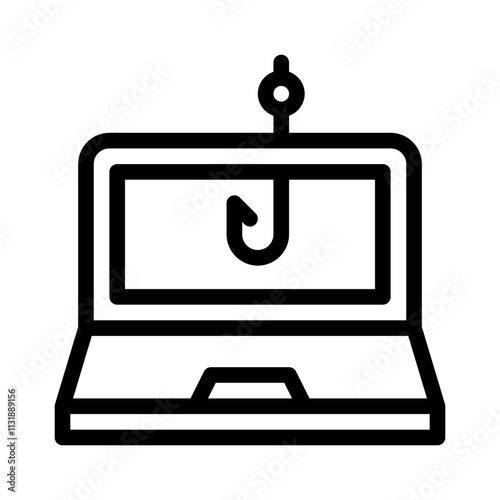 phishing line icon