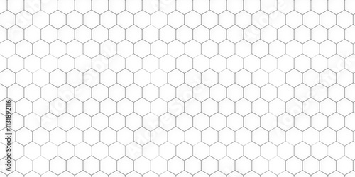 Abstract cube hexagon shape background. Vector banner design. Hexagons pattern. Geometric abstract background with simple hexagonal elements.