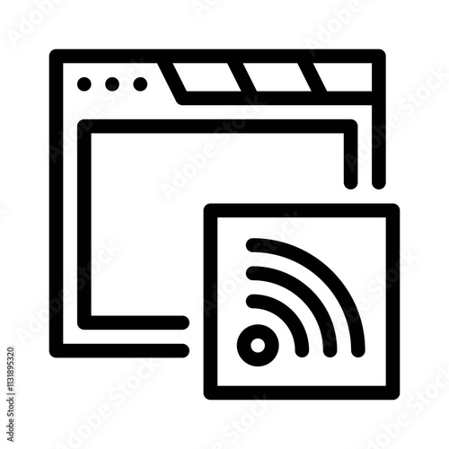 RSS line icon