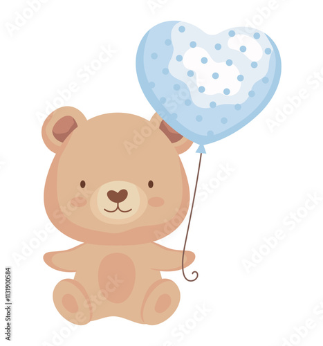 baby shower bear party balloon