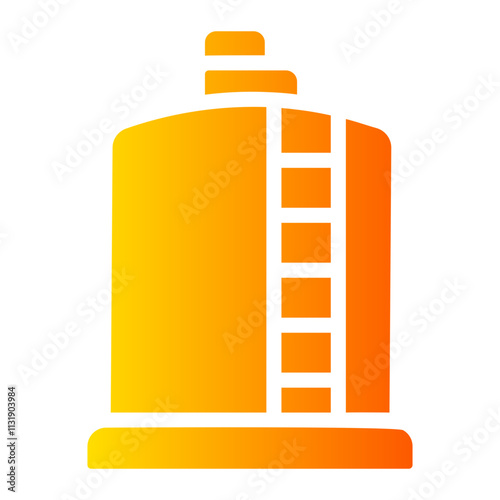 oil tank Gradient icon