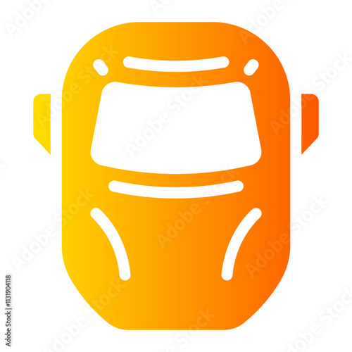 welding mask Gradient icon