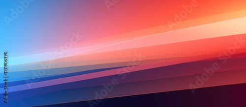 Abstract Speed Motion on Colorful Urban Highway