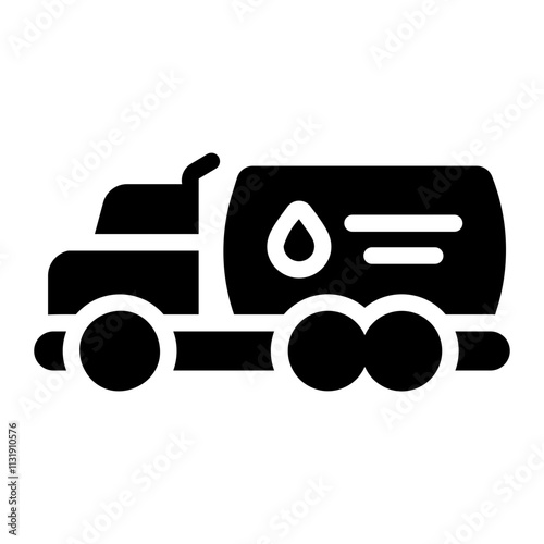 fuel truck Solid icon