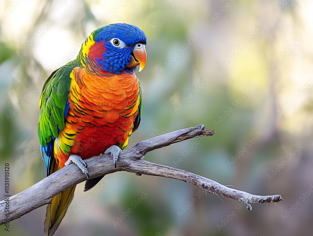Fototapeta premium rainbow lorikeet parrot