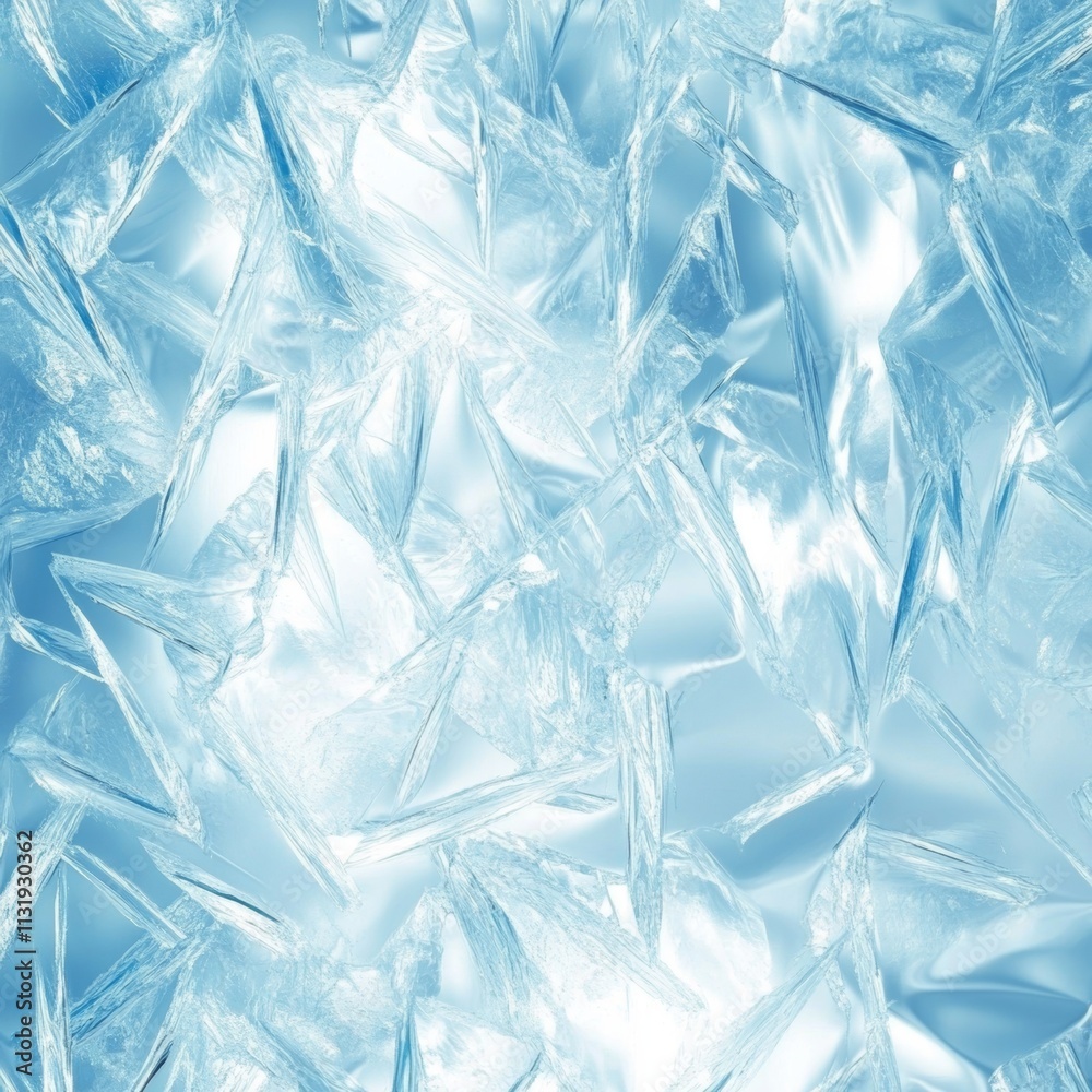 Obraz premium Blue Ice Texture Background