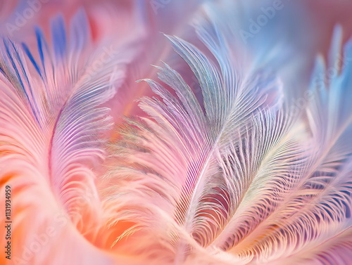 pink and yellow feathers