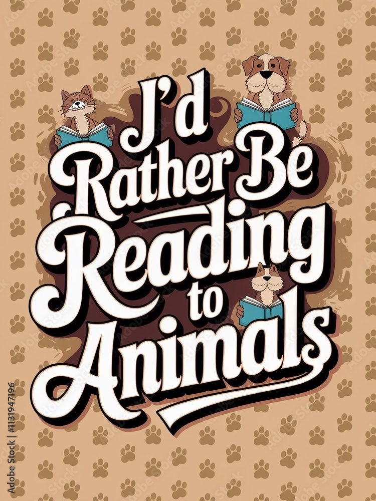 Naklejka premium Pet Lovers Quote