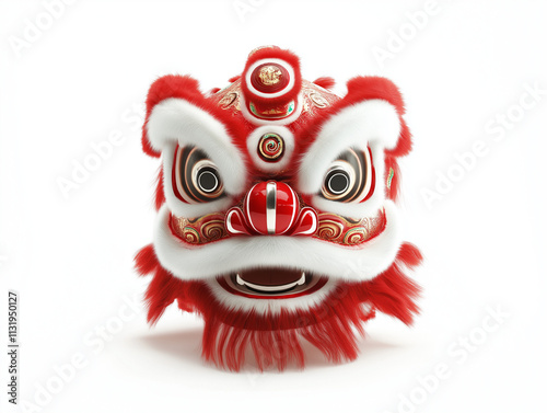 Lion Dance Head costume popular in Malaysia during lunar new year photo