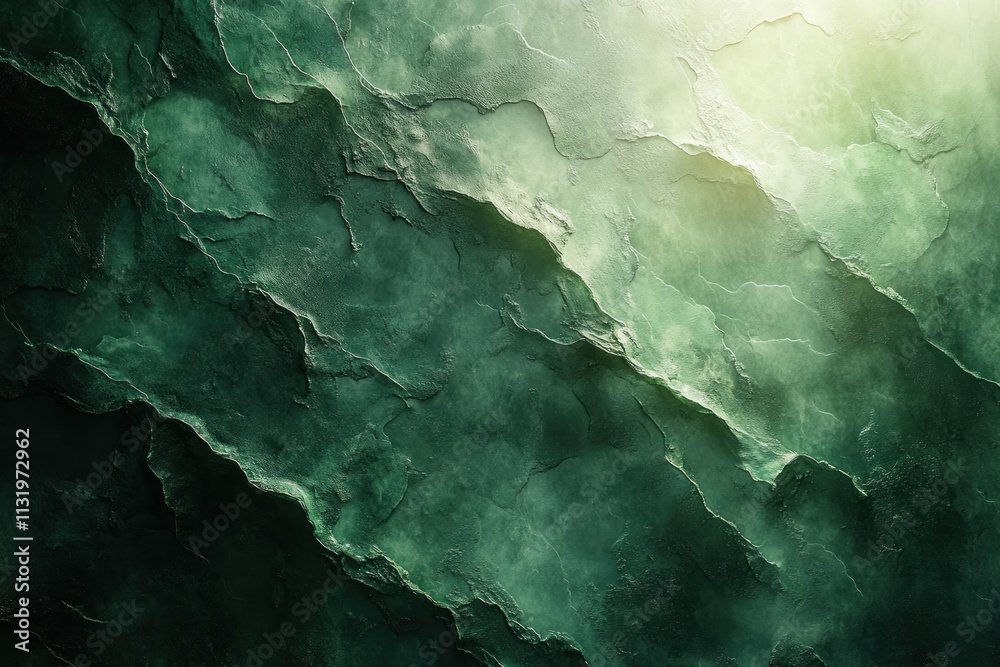 Naklejka premium abstract camouflage pattern texture dark light green shades military cotton canvas