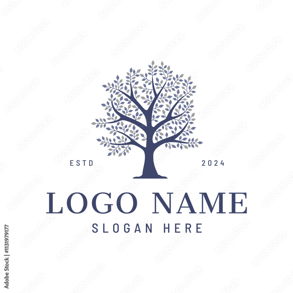 Obraz premium tree logo concept 