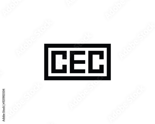 CEC logo design vector template. CEC