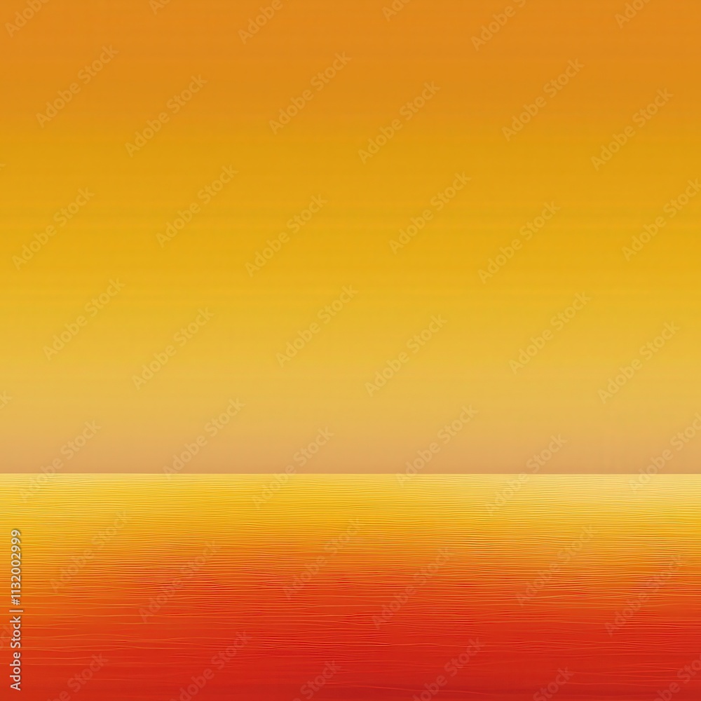 Fototapeta premium Golden hour gradient blending warm yellows, oranges, and reds
