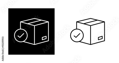 Package Delivered Vector Icon