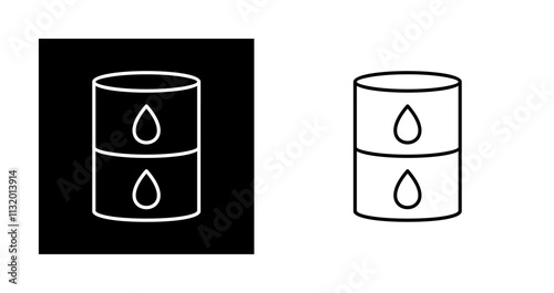 Oil Barrel Vector Icon