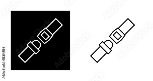 Seat Belt Vector Icon