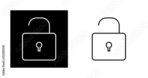 Open Lock Vector Icon