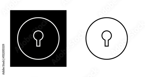 Keyhole Vector Icon