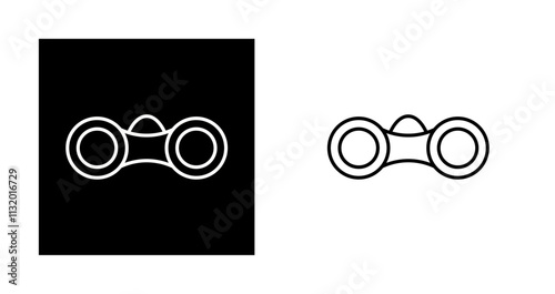 Binoculars Vector Icon