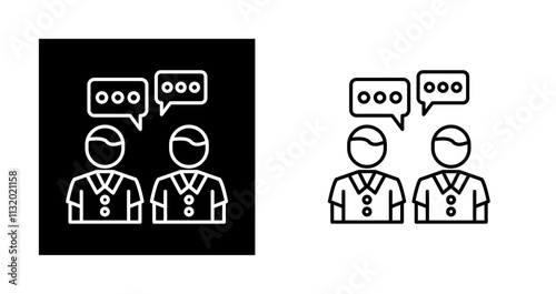 Conversation Vector Icon