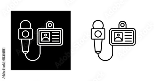 Journalist Vector Icon
