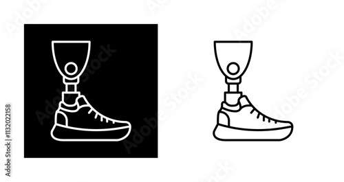 Prosthesis Vector Icon