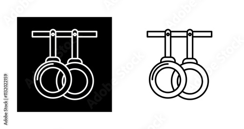 Gym Rings Vector Icon