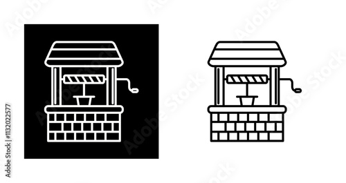 Water Well Vector Icon