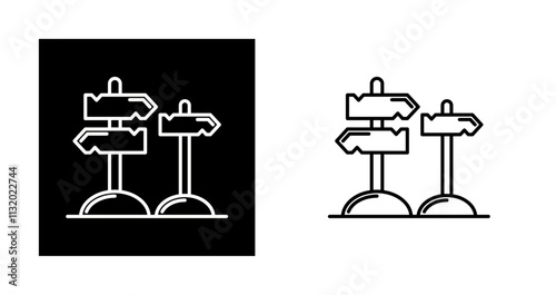 Directions Vector Icon